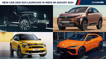 New car and SUV launches in India in August 2024