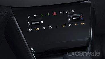 Tata Curvv EV AC Controls