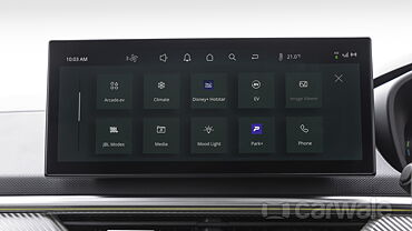 Tata Curvv EV Infotainment System