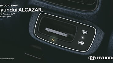 Hyundai Alcazar Second Row Charging Point