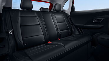 MG Astor facelift Rear Seats