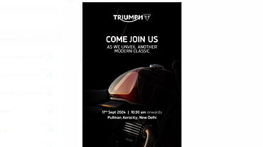 Triumph India likely to launch more affordable Speed 400 on 17 September