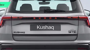 Skoda Kushaq Facelift Rear View