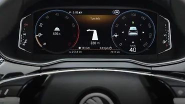 Skoda Kushaq Facelift Instrument Cluster