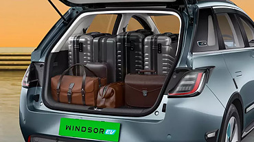 MG Windsor EV Bootspace