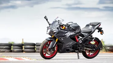 TVS Apache RR 310 Left Front Three Quarter