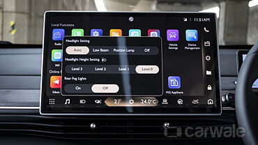 MG Windsor EV Infotainment System