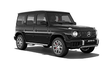 मर्सिडीज़ बेंज़ AMG G-Class ठीक सामने तीन चौथाई