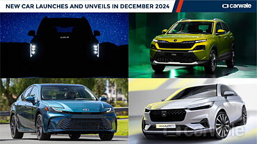 New car launches and unveils in India in December 2024