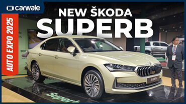 Skoda New Superb Front View