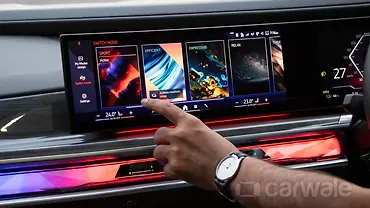 BMW i7 Dashboard Switches