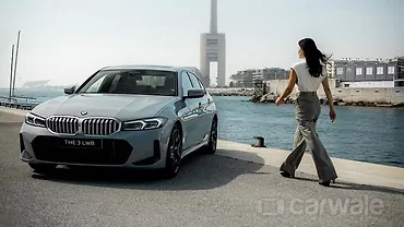 बीएमडब्ल्यू 3 सीरीज़ LWB ठीक सामने तीन चौथाई