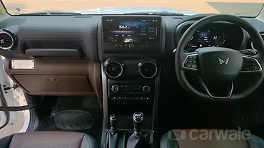 Mahindra Thar Roxx Dashboard