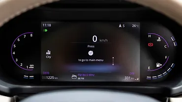 टाटा अल्ट्रोज़ इंस्ट्रूमेंट क्लस्टर