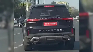 MG Majestor Spied Undisguised ahead of Launch