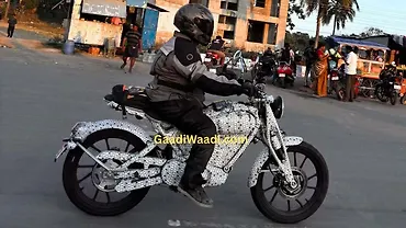 Royal Enfield Flying Flea C6 Electric Bike Spied Testing in India