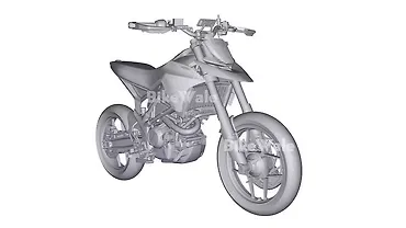 TVS RTS X 300 Supermoto Patented in India