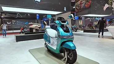 TVS iQube ST 2025 Concept unveiled at Bharat Mobility Expo