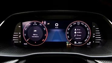 स्कोडा ऑक्टाविया आरएस इंस्ट्रूमेंट क्लस्टर