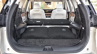 Mahindra XUV 7XO Bootspace Second and Third Row Folded