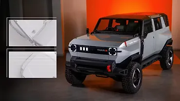 Mahindra Thar.e Left Front Three Quarter