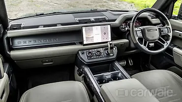 लैंड रोवर डिफेंडर डैशबोर्ड