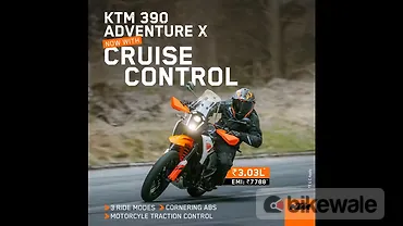 2025 KTM 390 Adventure X with Cruise Control Launched at Rs. 3.03 Lakh