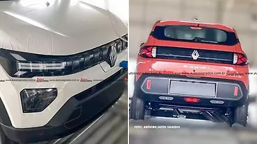 New-gen Renault Kwid EV Spied sans Camouflage
