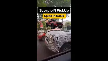 Mahindra Scorpio N Pickup Spotted Testing: Single Cab Design