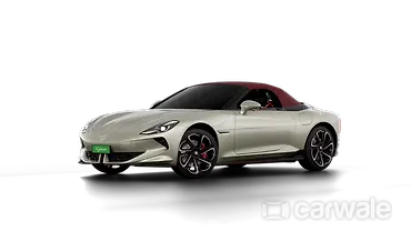 एमजी साइबरस्टर लेफ्ट फ्रंट थ्री क्वार्टर