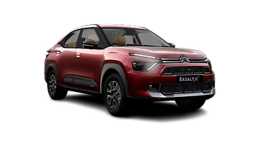 सिट्रोएन बसॉल्ट X ठीक सामने तीन चौथाई