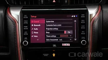 Toyota Fortuner Legender Infotainment System