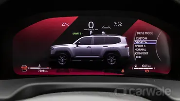 टोयोटा लैंड क्रूज़र इंस्ट्रूमेंट क्लस्टर