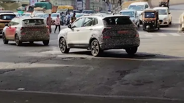 Skoda Kushaq Facelift Spotted Again, Reveals New Alloy Wheel Design
