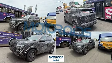 Lower-spec Nissan Tekton Spied Testing 