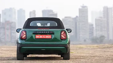 Mini Cooper S Convertible Rear View Mini Cooper S Convertible Rear View
