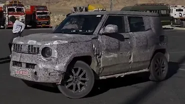 Production-ready Mahindra Vision S Spied Testing Again