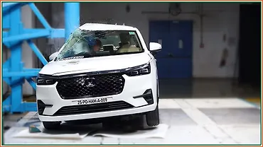 होंडा अमेज़ ने हासिल की 5-स्टार भारत एनकैप रेटिंग, सेफ़्टी में मारी बाज़ी