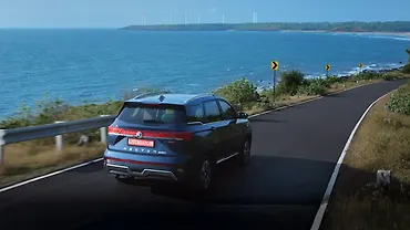 MG Hector Plus Right Rear Three Quarter