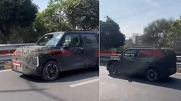 Wrapped Kia Syros EV Spotted Testing with Cosmetic Changes