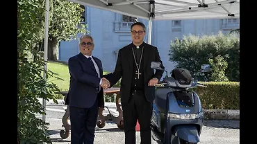 TVS Delivers Two iQube Electric Scooters to Vatican City for Zero-Emission Mobility