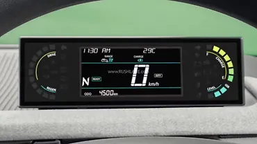 Tata Next-gen Tiago EV Instrument Cluster