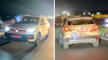 Volkswagen Taigun Facelift Spied Almost Uncamouflaged: New Details Emerge Volkswagen Taigun Facelift Spied Almost Uncamouflaged: New Details Emerge