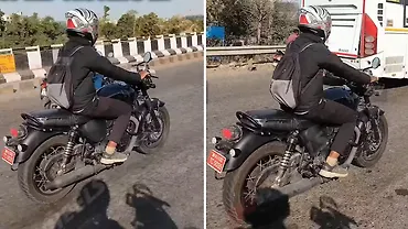 Triumph Bonneville 400 Spied Testing yet Again in India