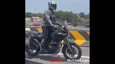 Upcoming Royal Enfield Himalayan 750 spotted testing Upcoming Royal Enfield Himalayan 750 spotted testing
