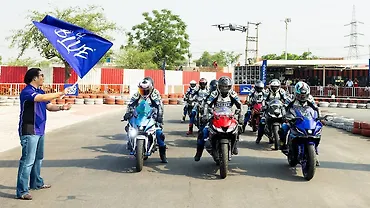 Yamaha Track Day Organised in Gurugram Yamaha Track Day Organised in Gurugram