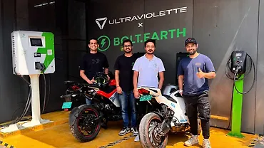 Ultraviolette and Bolt.Earth Cross 130 Fast-Charging Stations