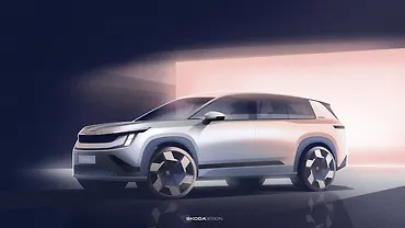 Skoda Peaq seven-seat Electric SUV Showcased in Production Sketches Skoda Peaq seven-seat Electric SUV Showcased in Production Sketches