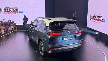 MG Hector Tomahawk PHEV Left Rear Three Quarter MG Hector Tomahawk PHEV Left Rear Three Quarter