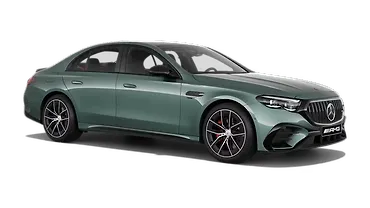 मर्सिडीज़ बेंज़ AMG E53 PHEV ठीक सामने तीन चौथाई